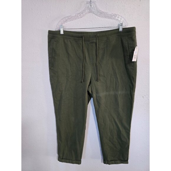 NWT Time & True Womens Relaxed Fit Roll Cuff Jogger Pants sz XL 16-18 - Picture 1 of 6